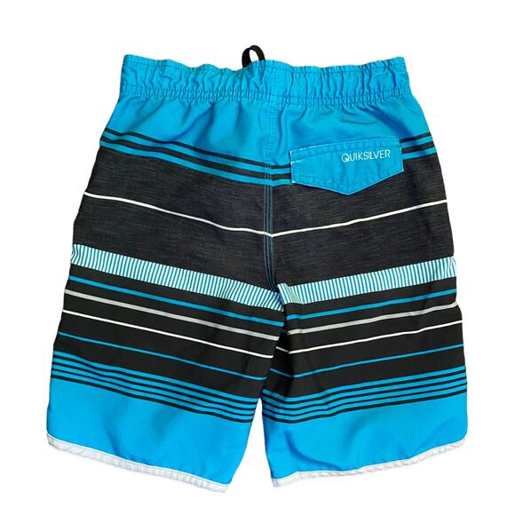 Quiksilver Boys Blue Surf Swim Shorts 24" - Picture 2 of 3